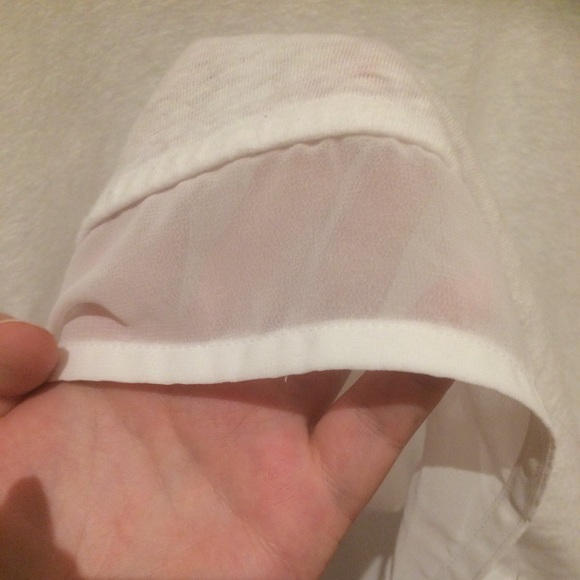 White Gap Tank Blouse - Picture 4 of 4